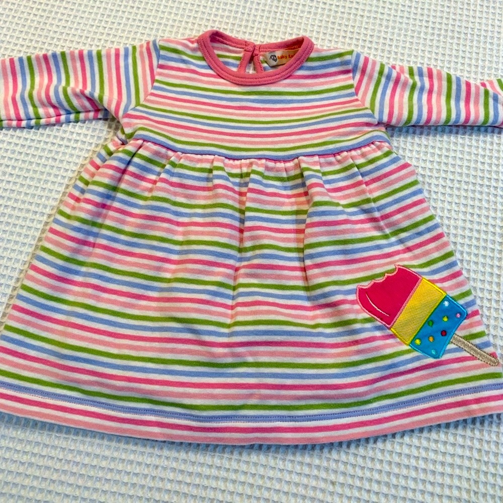 Baby Luigi 6m Popsicle Embroidered dress